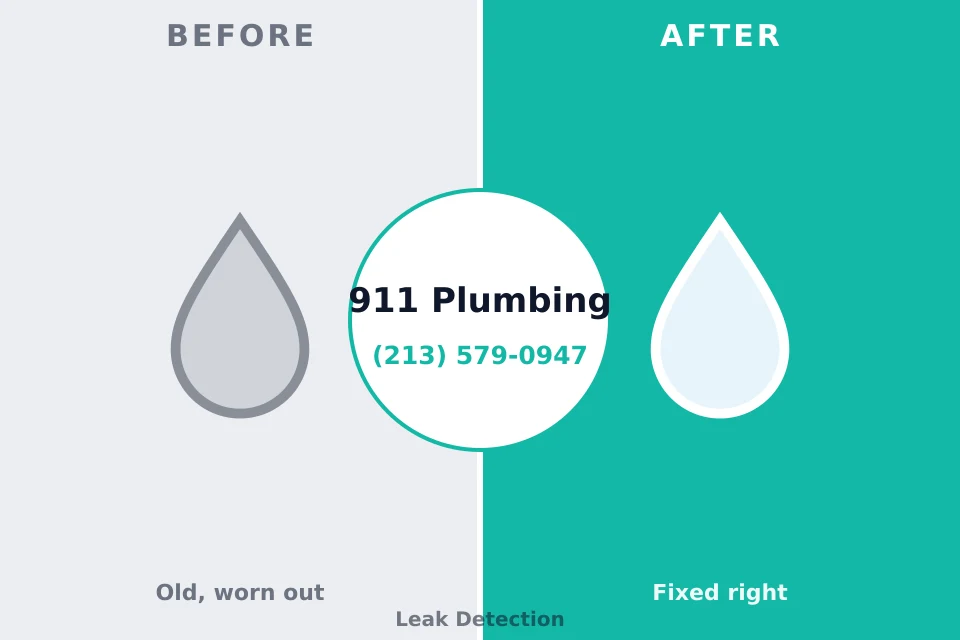 Before and after: plumbing repair Hawley, MN